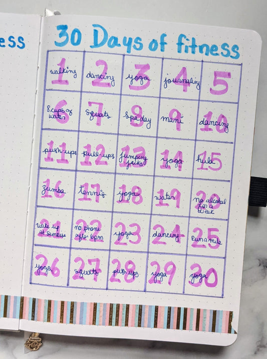 10+ Fitness Bullet Journal Spread Ideas For Your Body, Mind and Soul!