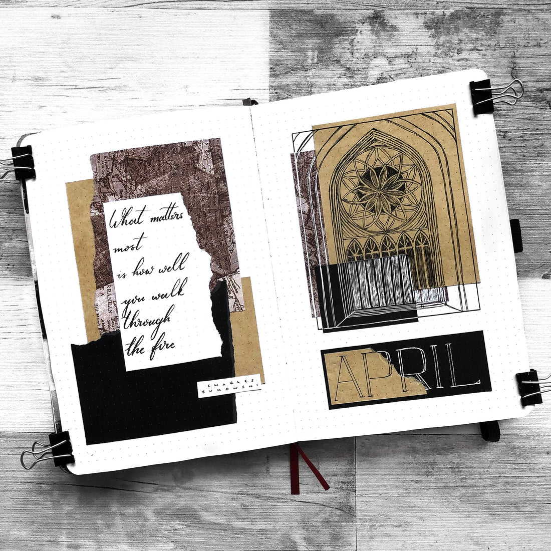 Scrapbooking Theme In Your Bullet Journal