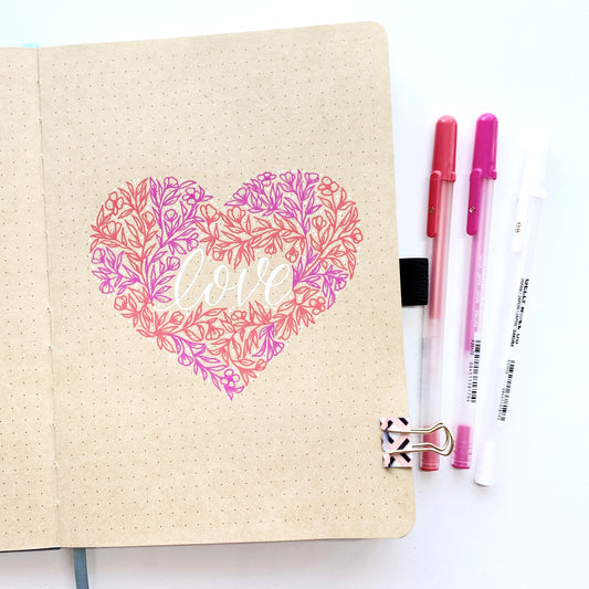 Valentine Floral Heart Tutorial