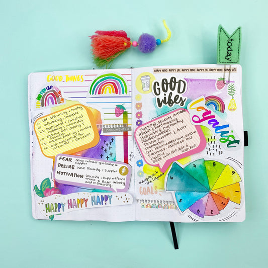 Highlighting your Personality Type in your Bullet Journal - 3 Different tools