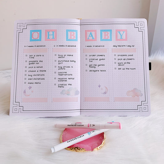 Babyshower To Do List + FREE PRINTABLE