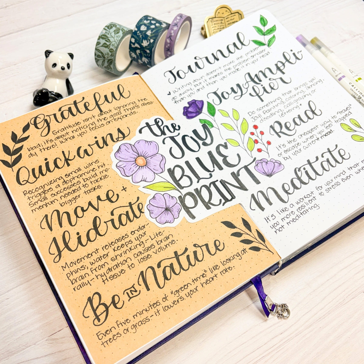 How to Create a Self-Care Bullet Journal Page