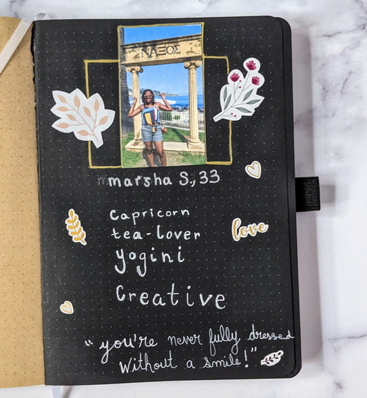 Top Tips For Creating An About Me Spread In Your Bullet Journal