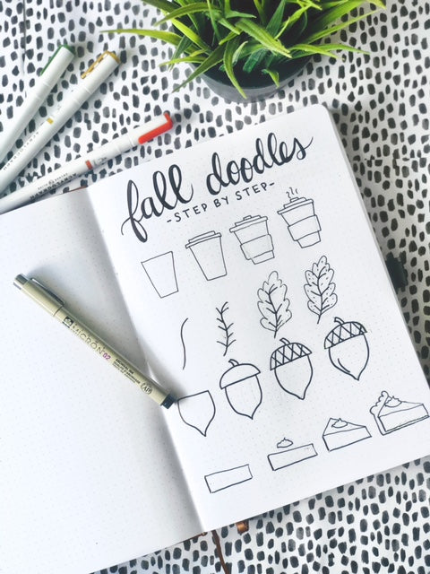 Fall Doodle Tutorials For Bullet Journal Beginners