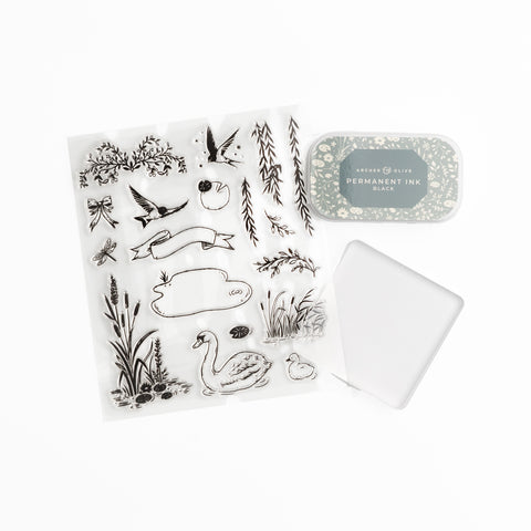 Beneath the Willows Stamp Set