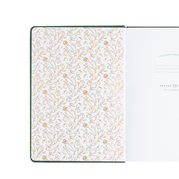 Antique Floral: Dot Grid Notebook - Archer and Olive