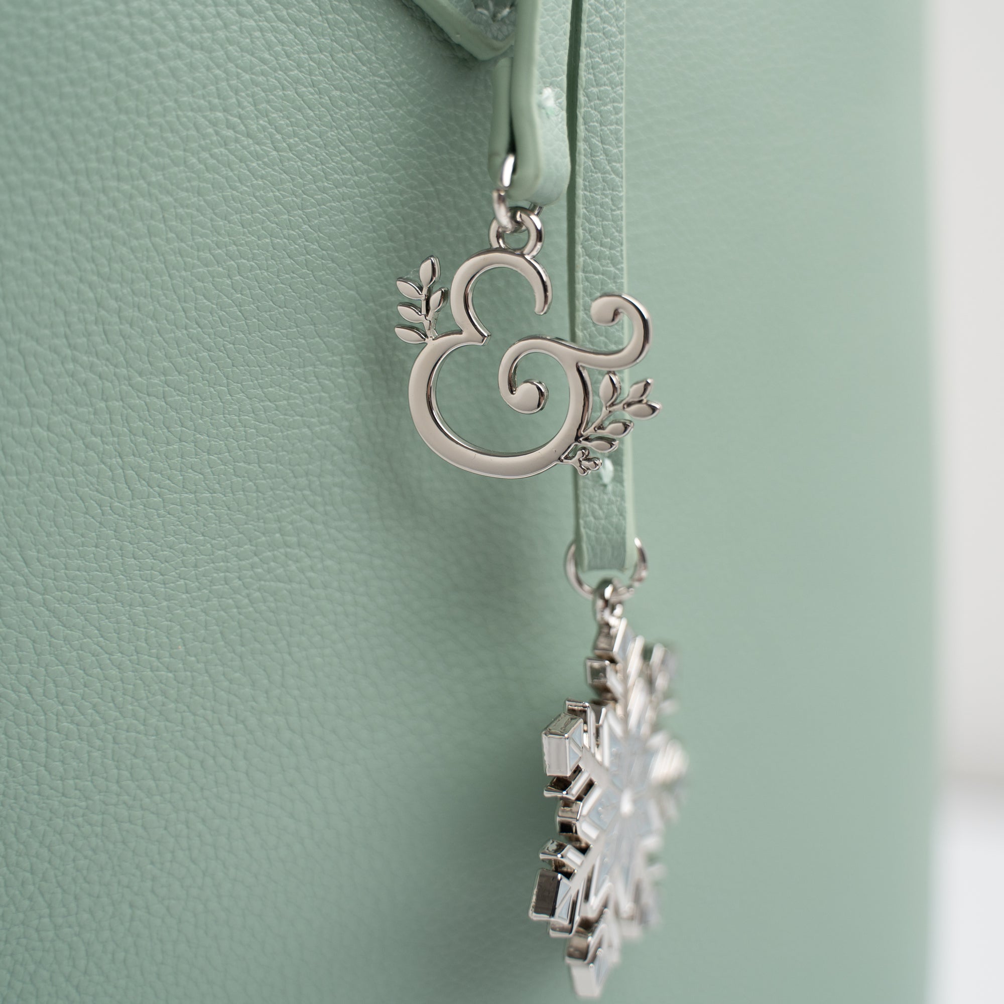 Large Tote with Snowflake Charm - Archer and Olive