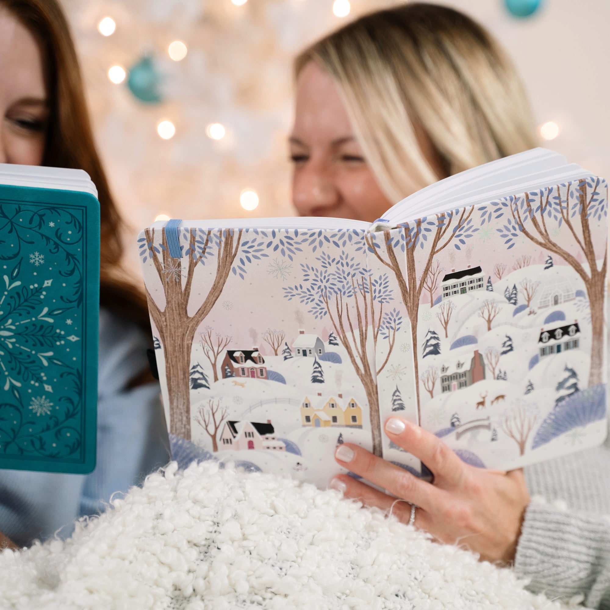 Winter Village: Notebook - Archer and Olive