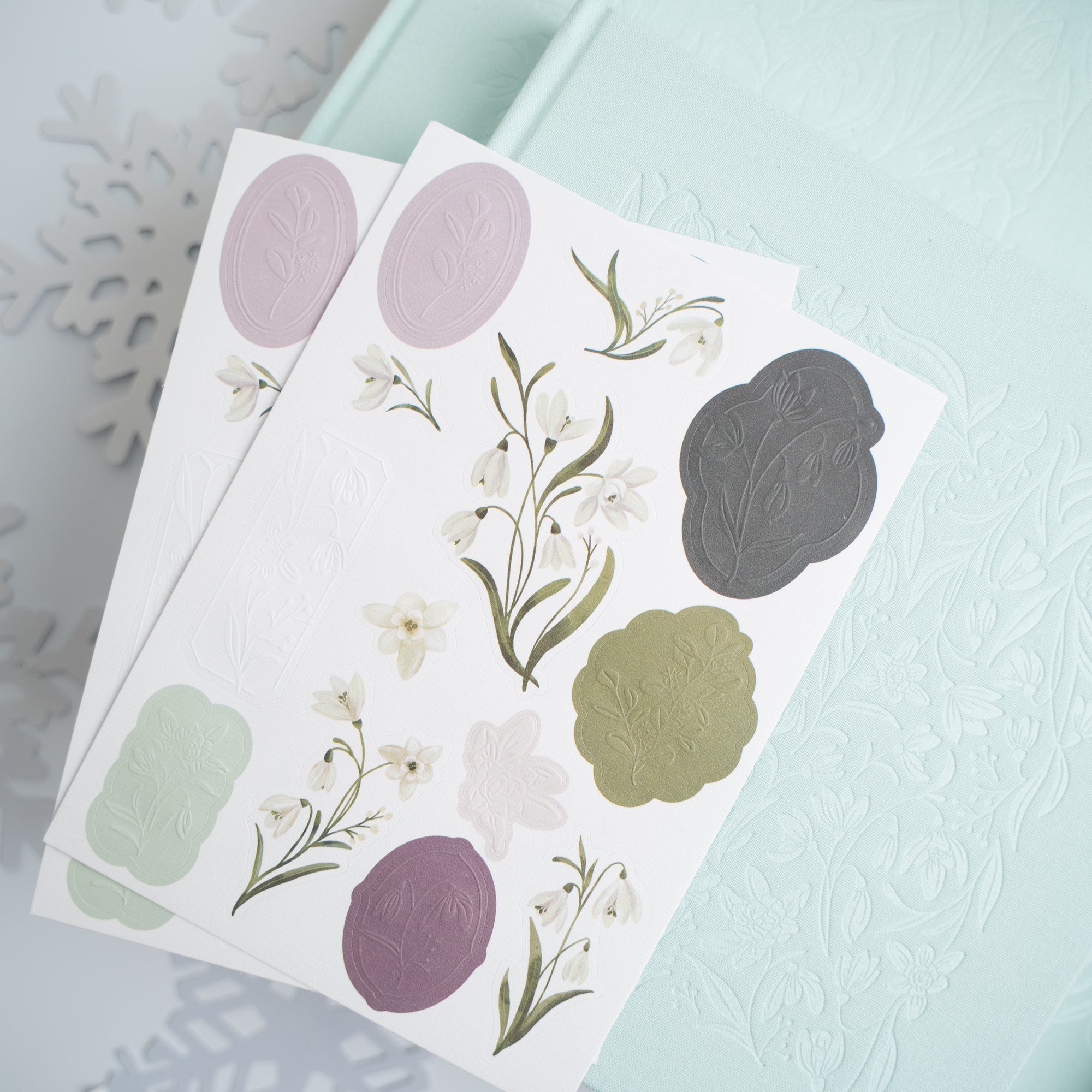 Snowdrops Sticker Set - Archer and Olive