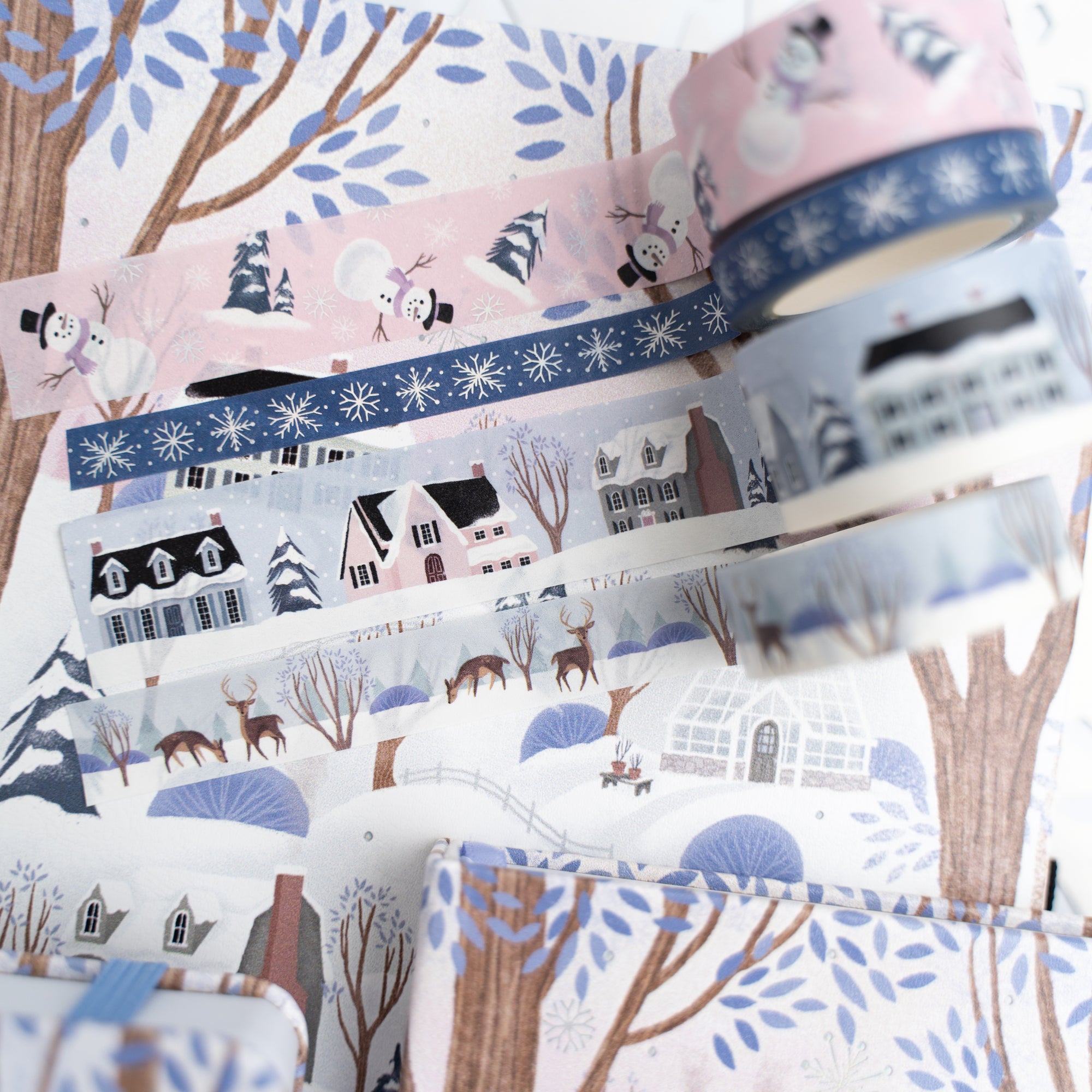 Winter Village Washi Tape Set - Archer and Olive