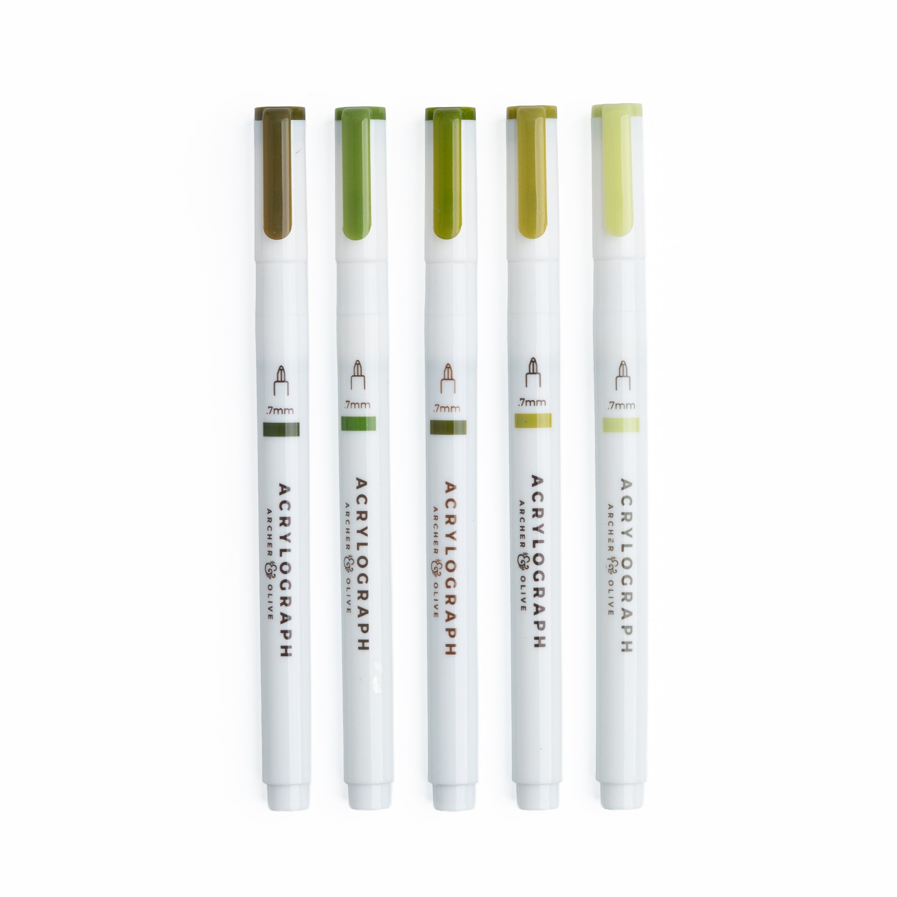 Leaf Green Hues Set - Archer and Olive