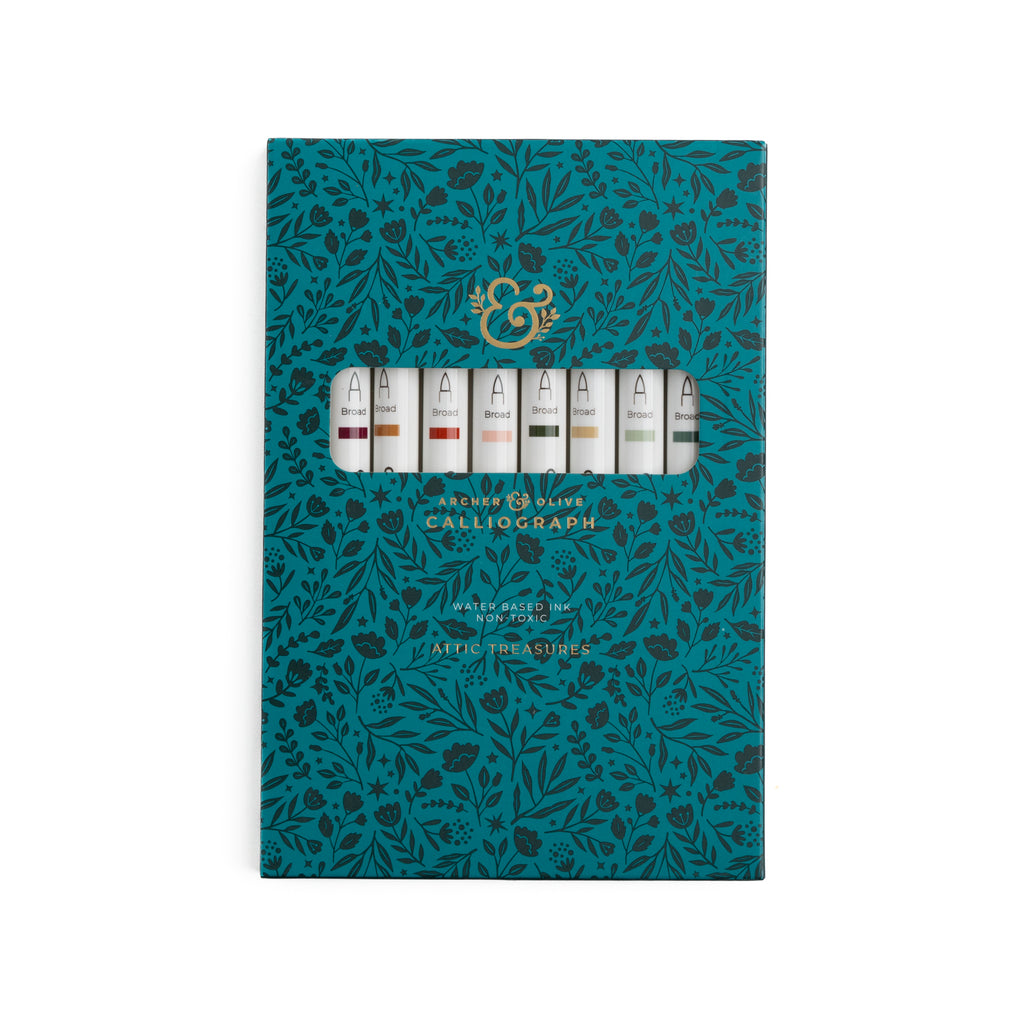 Attic Treasures Calliographs (Set of 10) - Archer and Olive
