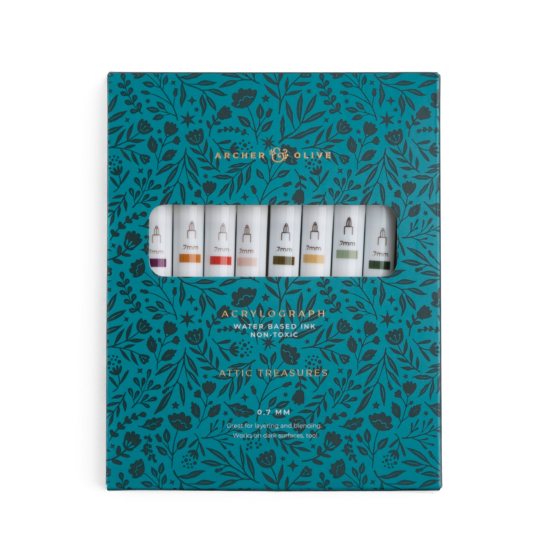 Attic Treasures Acrylographs (Set of 10) - Archer and Olive