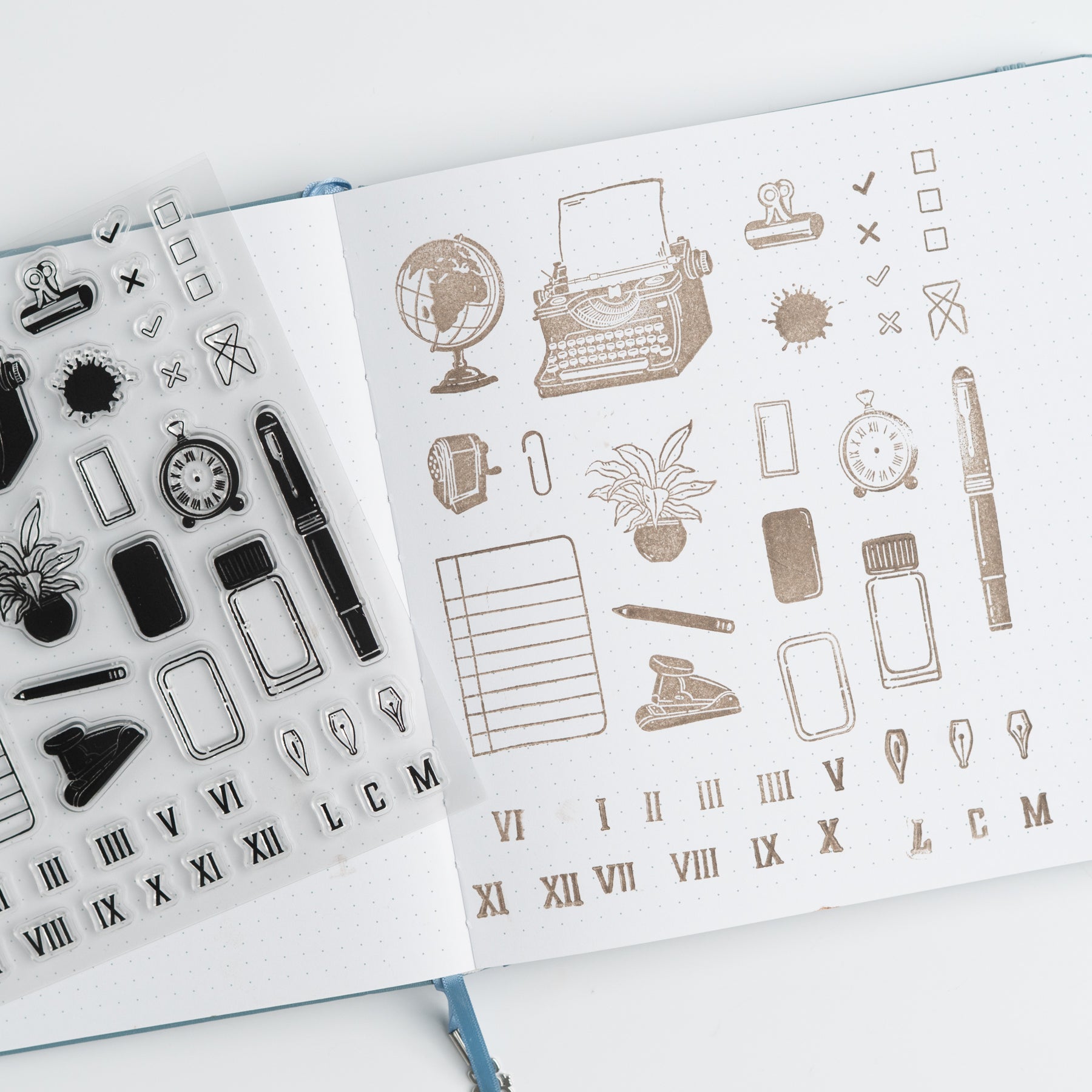 The Writer's Desk Acrylic Stamp Set