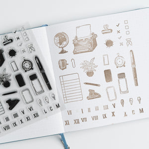 The Writer's Desk Acrylic Stamp Set