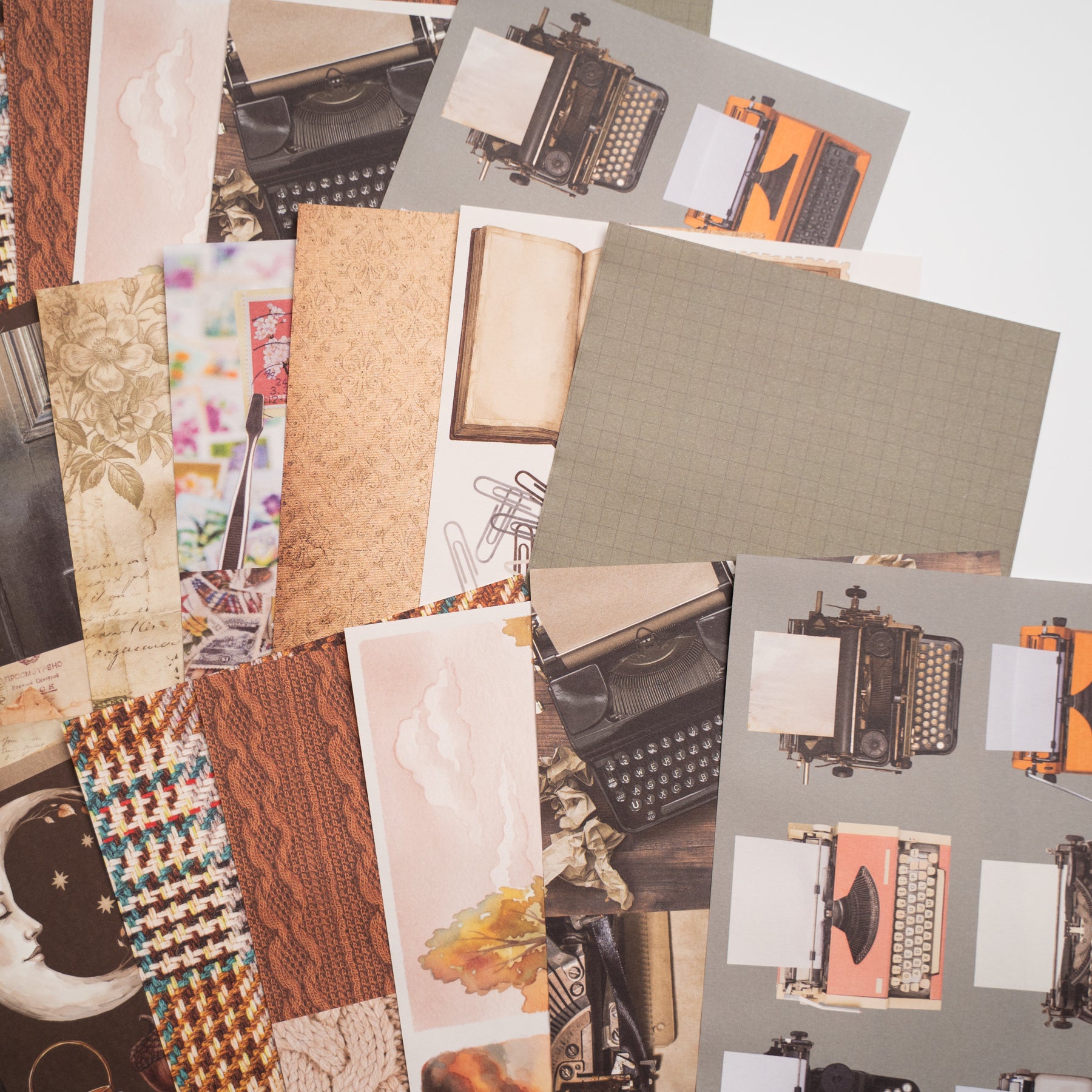 Quiet Corners Collage Paper Book