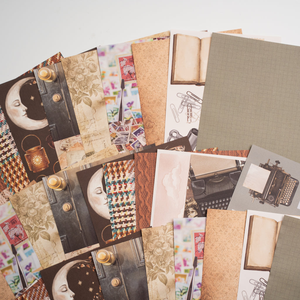 Quiet Corners Collage Paper Book
