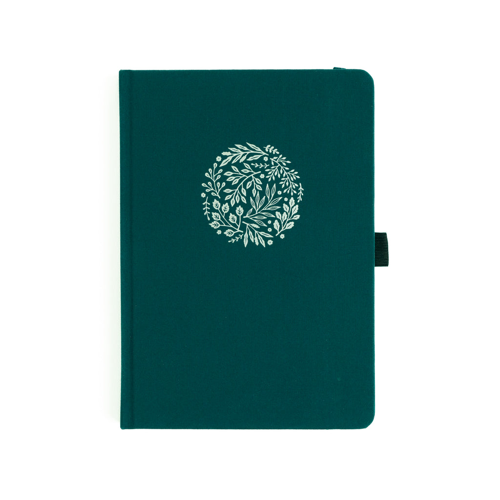 A5 Signature Floral: Dot Grid Notebook - Archer and Olive