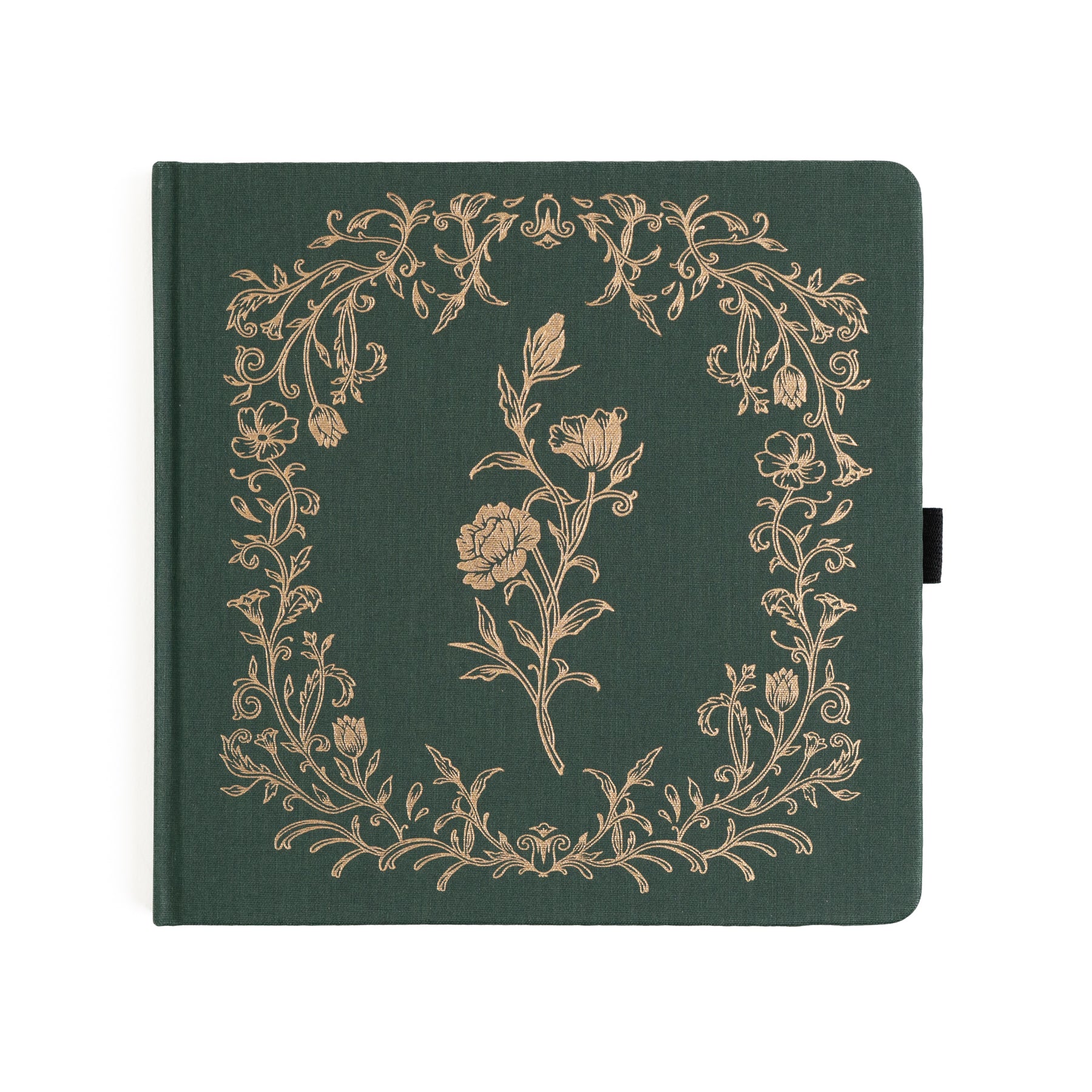 8x8 Antique Floral: Dot Grid Notebook - Archer and Olive