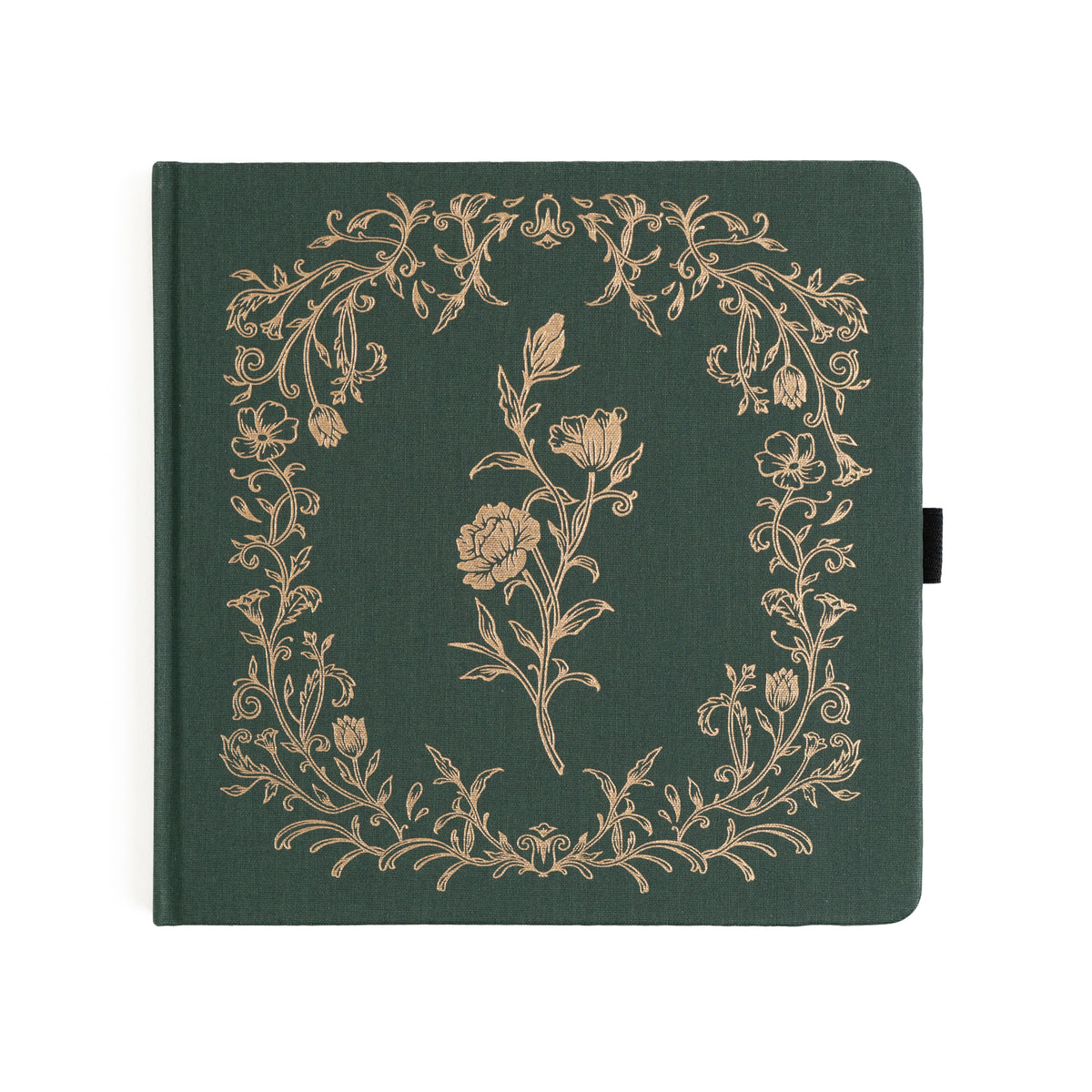 8x8 Antique Floral: Dot Grid Notebook - Archer and Olive