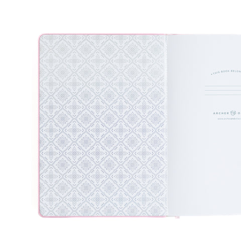 B6 Storybook In Pink: Dot Grid Notebook