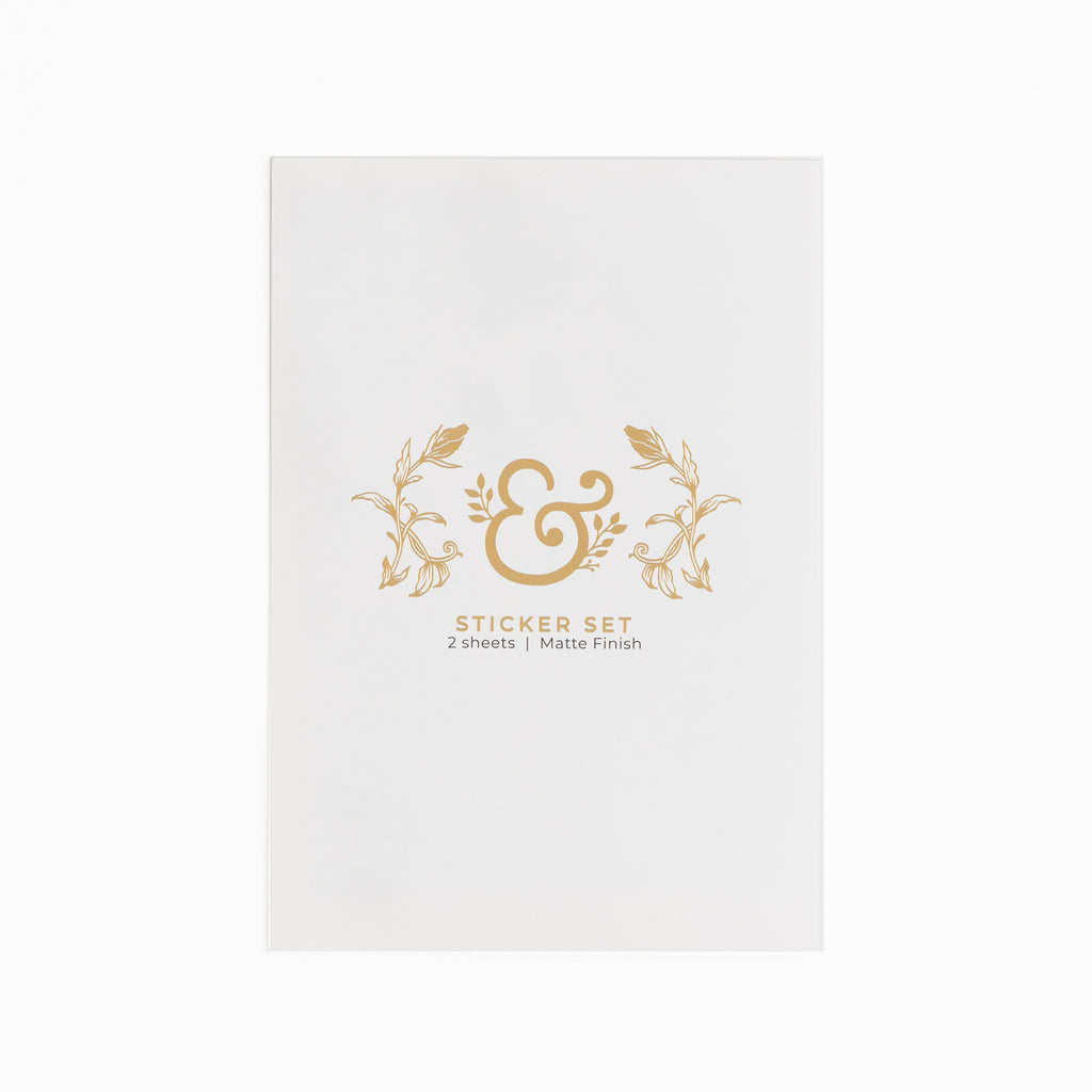 Antique Floral Sticker Set - Archer and Olive