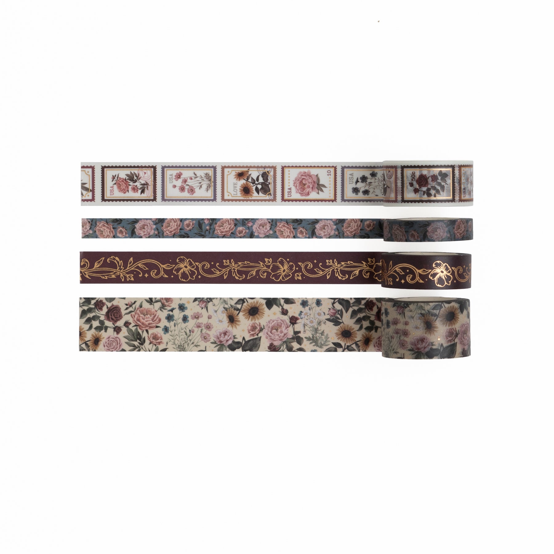 Antique Floral Washi Tape - Archer and Olive