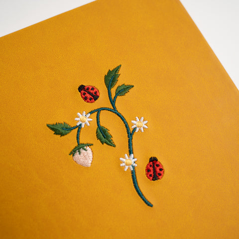 B5 Embroidered Charming Picnic: Dot Grid Notebook