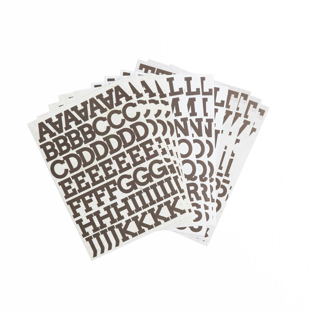 Bonnies Fave Letter Stickers