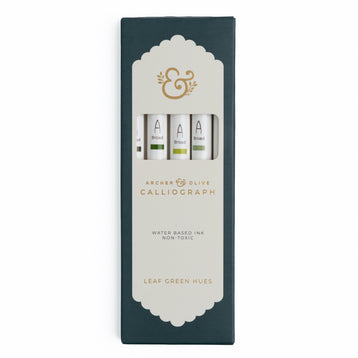 Leaf Green Hues Set - Archer and Olive