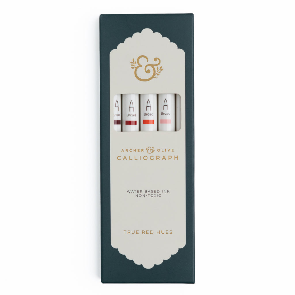 True Red Hues set - Archer and Olive