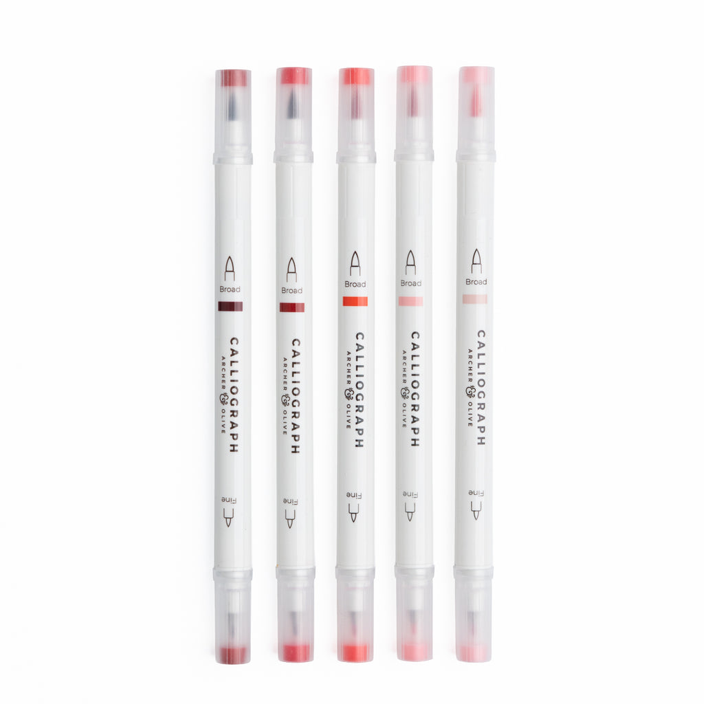True Red Hues set - Archer and Olive
