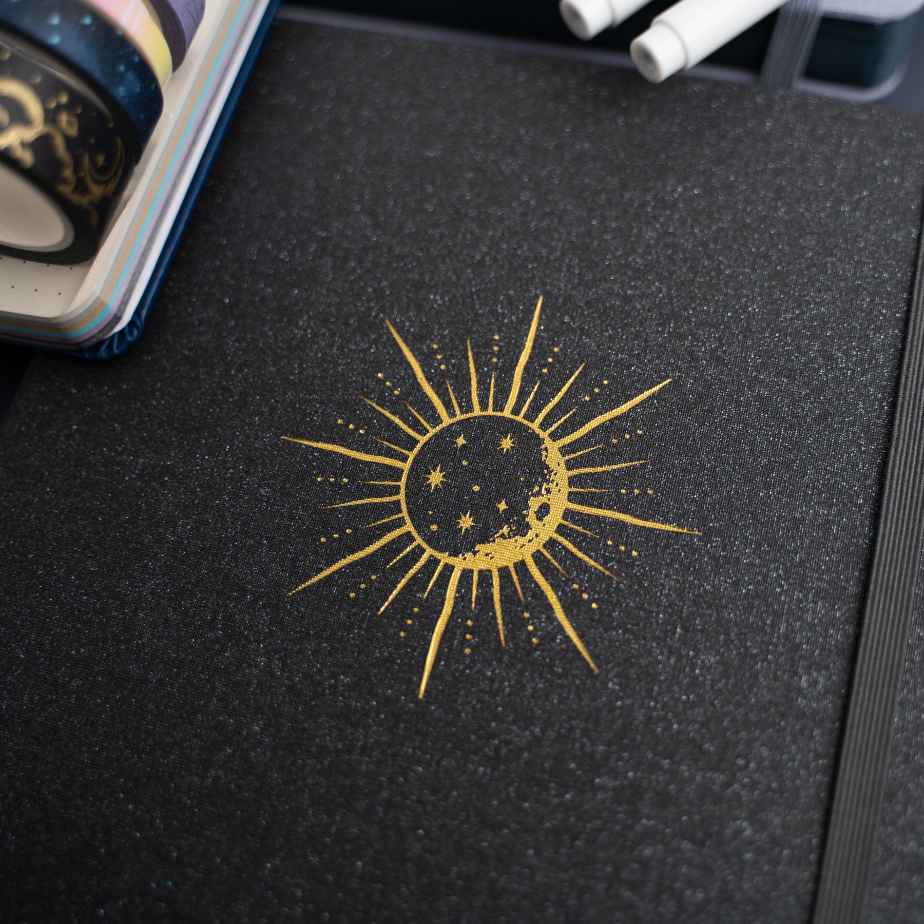 7x7 Sun and Moon: Dot Grid Notebook