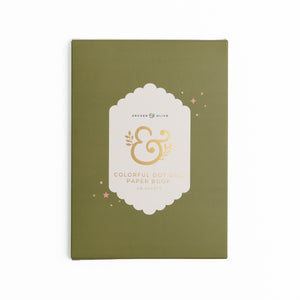 Colorful Dot Grid Paper Book