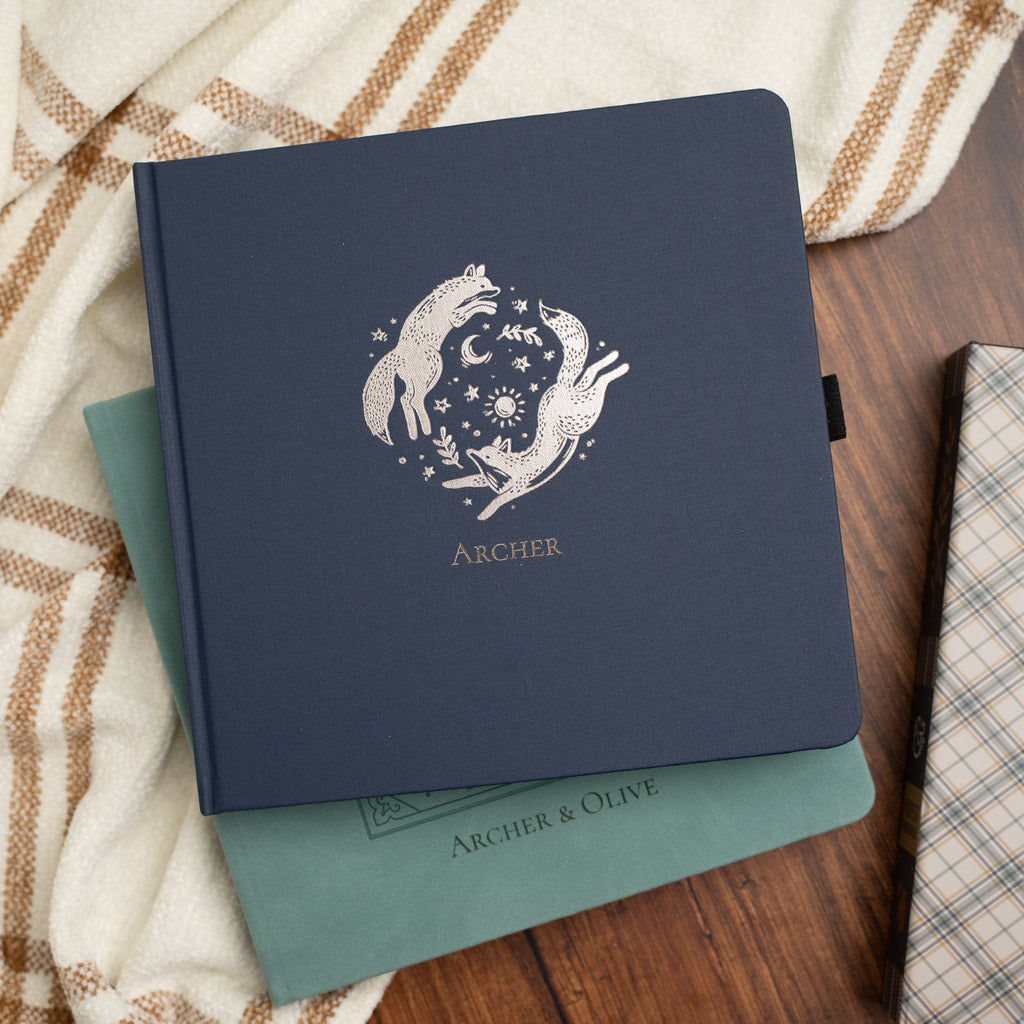 Forest Foxes Dot Grid Notebook - Archer and Olive