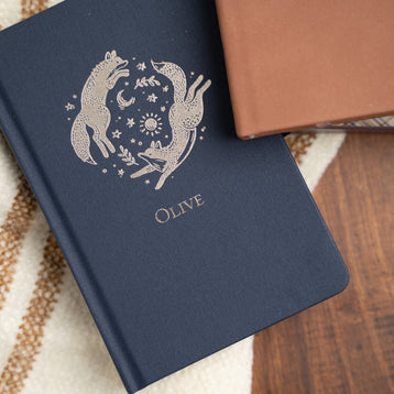 Forest Foxes Dot Grid Notebook - Archer and Olive