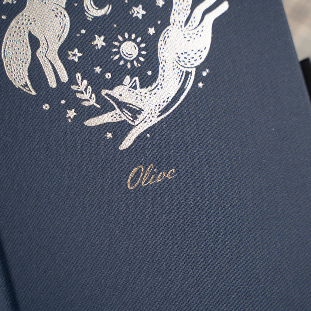 Forest Foxes Dot Grid Notebook - Archer and Olive