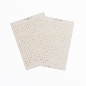 Soft Nature Alpha Sticker Set - Archer and Olive