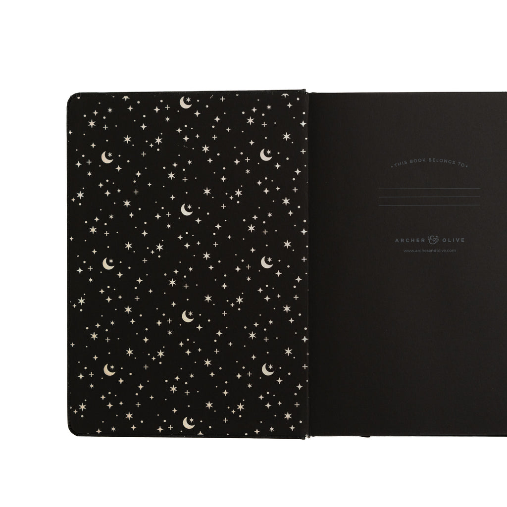 A5 Wonderstruck Blackout: Dot Grid Notebook - Archer and Olive