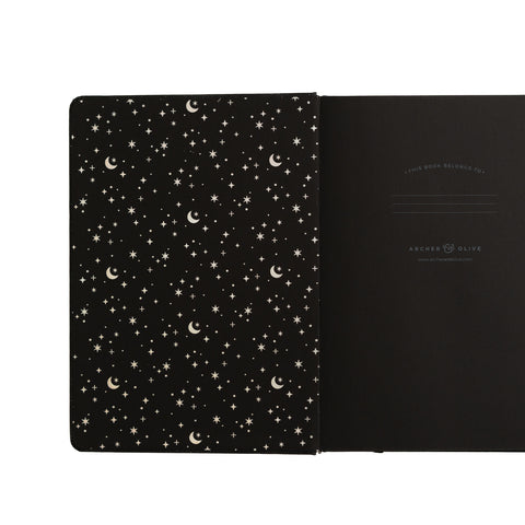 8x8 Wonderstruck Blackout: Dot Grid Notebook