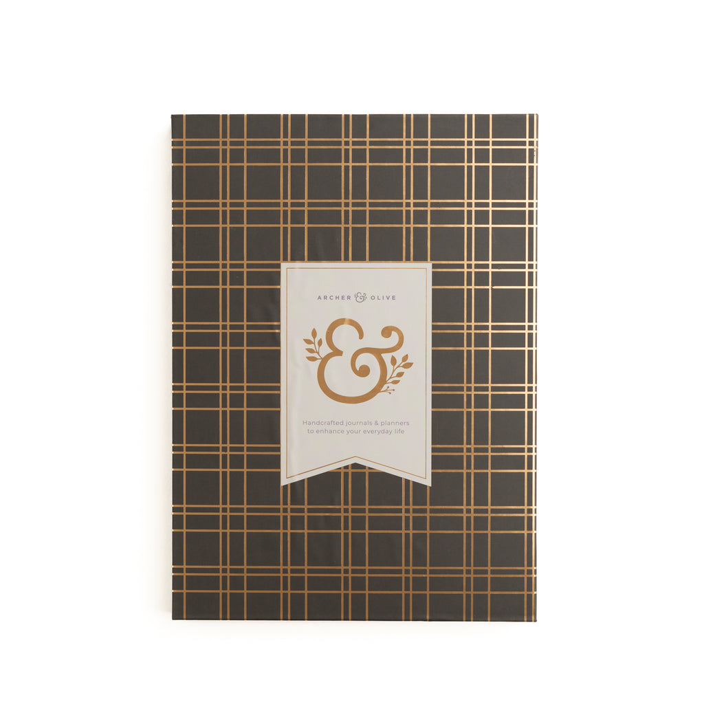 A5 Wonderstruck Blackout: Dot Grid Notebook - Archer and Olive