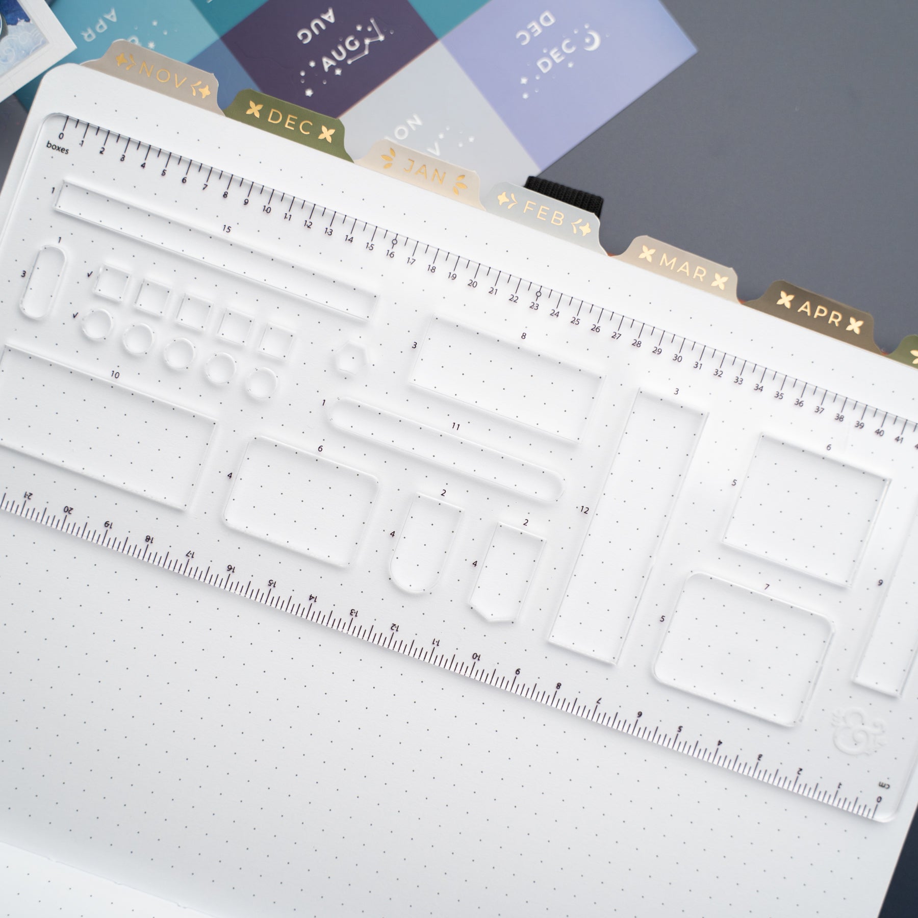 B5 Dot Grid Planner Stencil - Archer and Olive