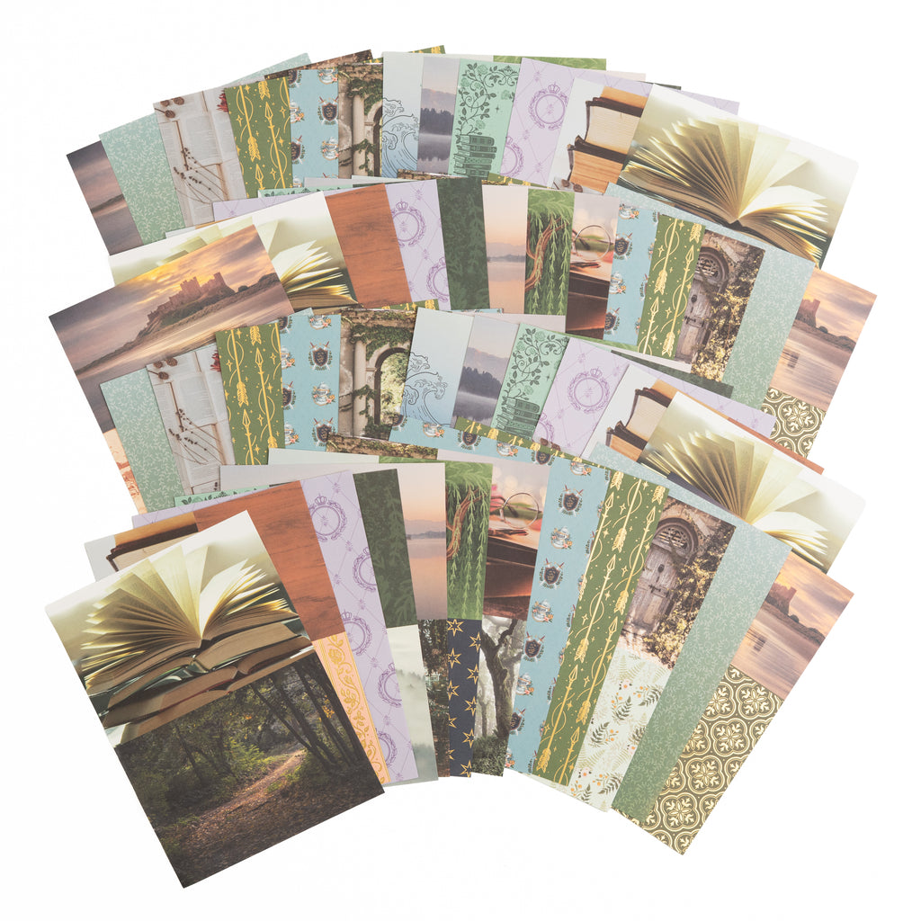 Enchanted Chapters Collage Paper Book - Archer and Olive