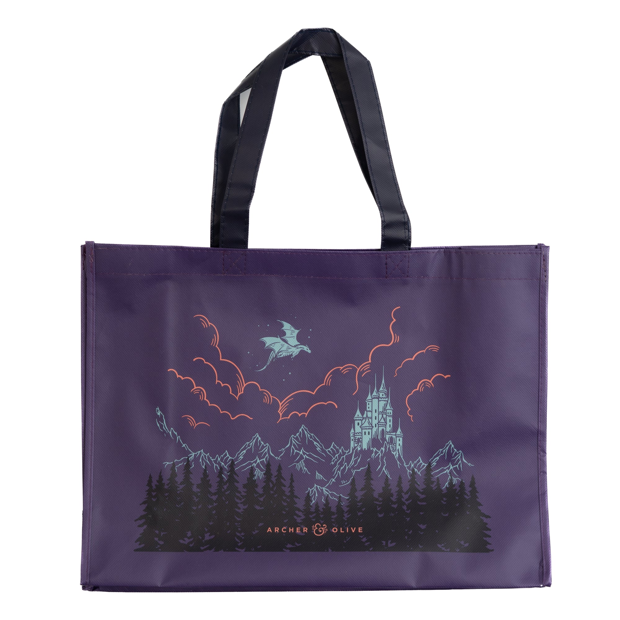 Enchanted Chapters Reusable Shopping Tote - Archer and Olive
