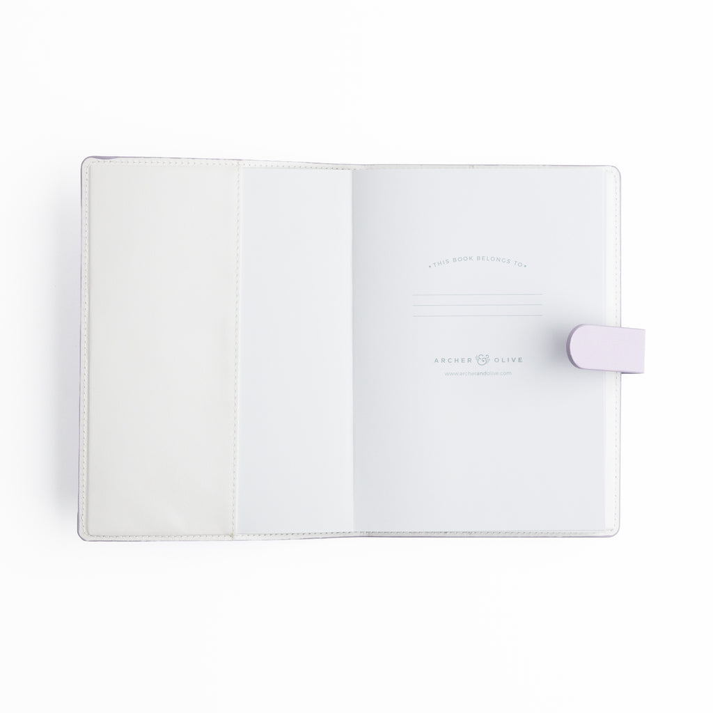A5 Everyday Deluxe System: Vintage Library  in Lilac