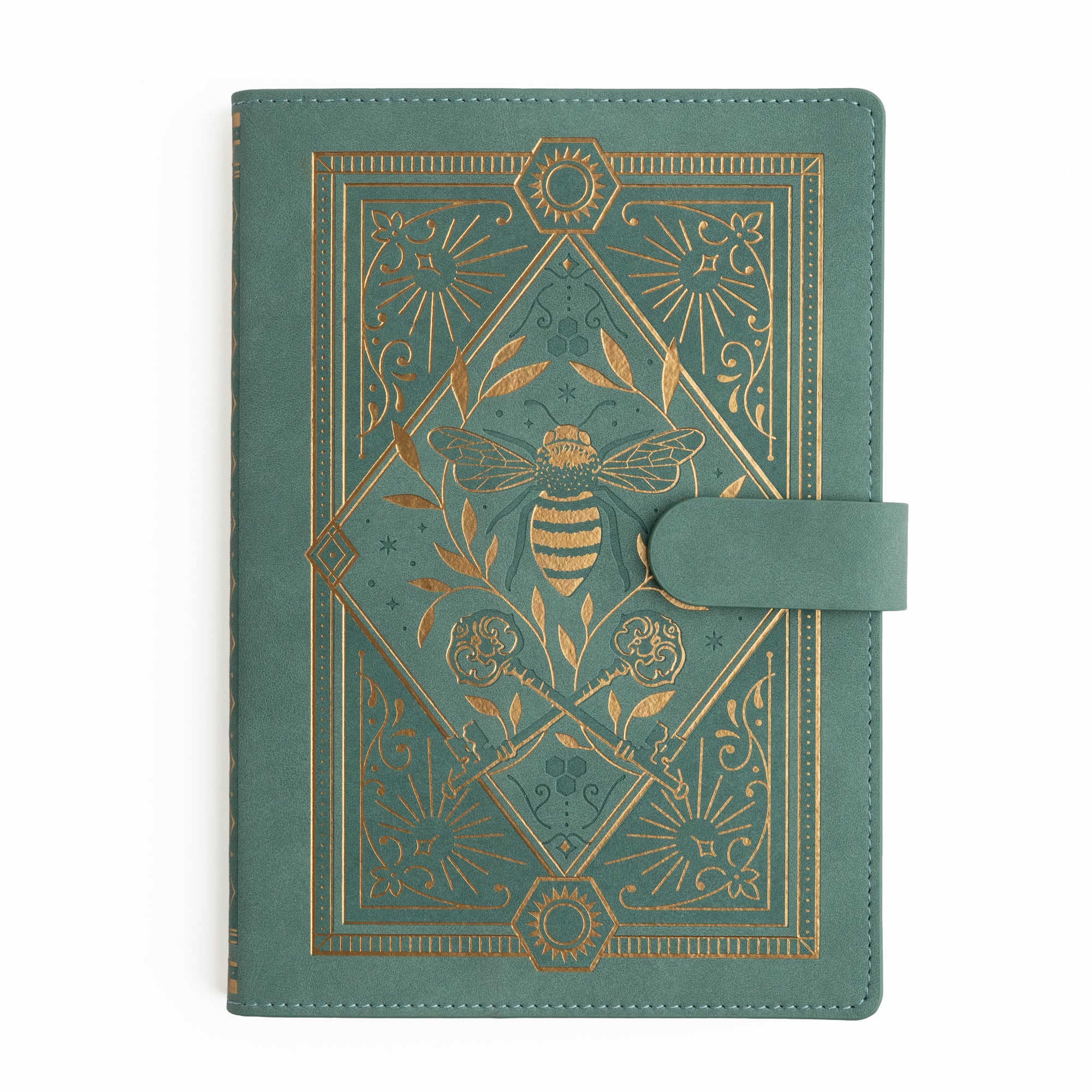A5 Everyday Deluxe System: Keeper of the Bees in Soft Teal