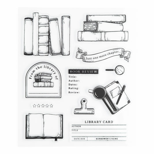Everyday Bookish Acrylic Stamps - Archer and Olive