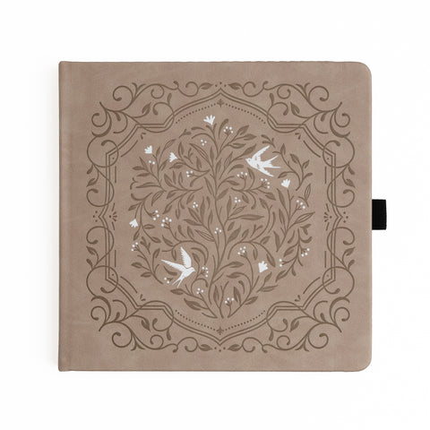 SQ Dot Grid Notebook: Songbird - Archer and Olive