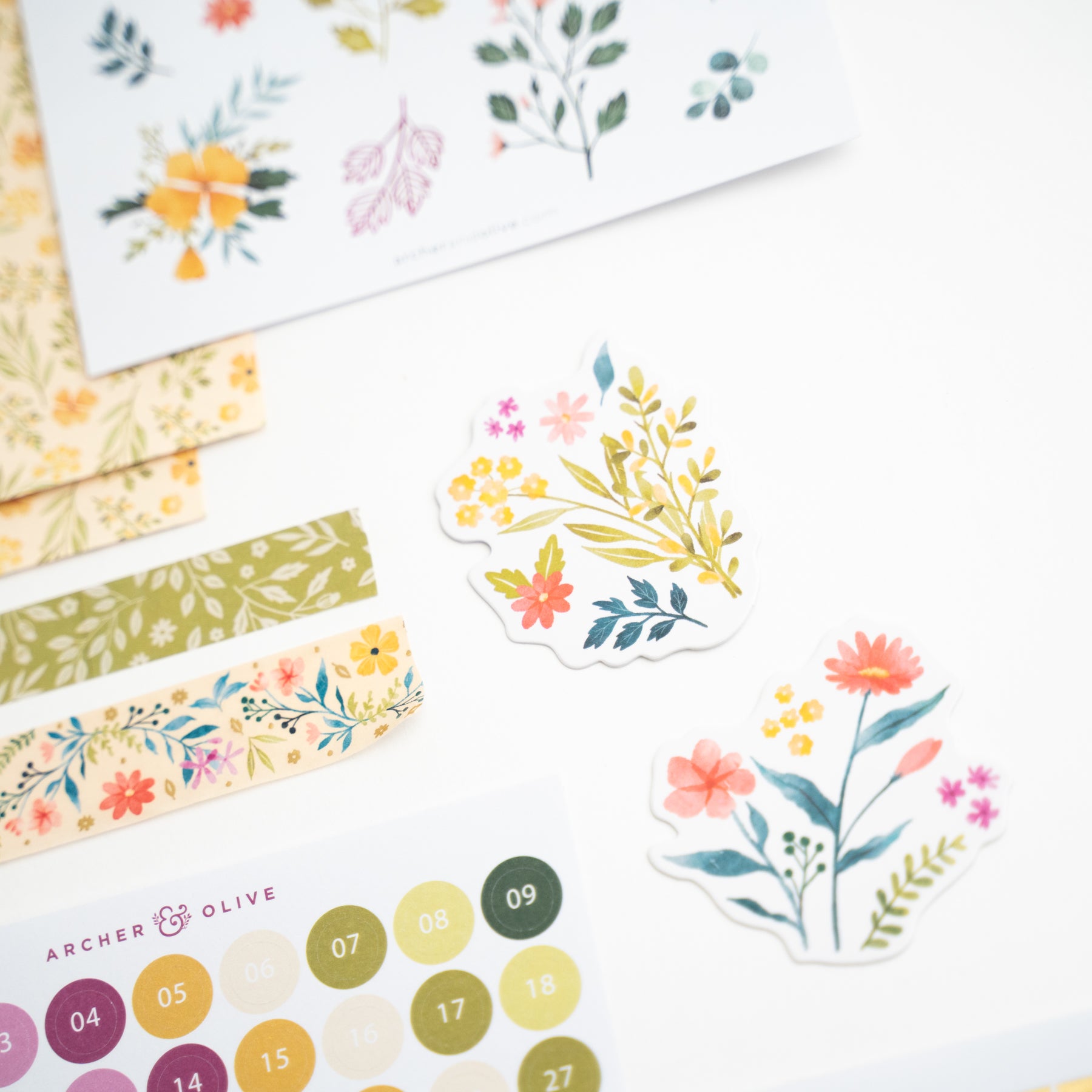 Signature Floral Everyday Theme Kit - Archer and Olive