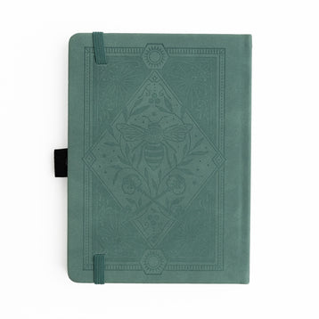 Keeper of the Bees in Soft Teal: Notebook - Archer and Olive